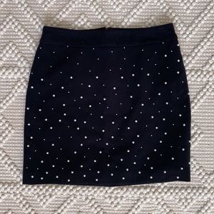 RW&CO // Pearl-Embellished Mini Skirt